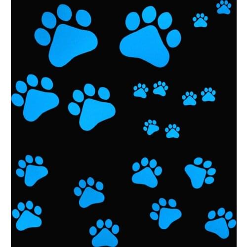 Funny Cartoon Cat Dog Paws Sticker Animal Footprints Wall Stickers Kids Room DIY Decoration Home Decor Furniture Cabinets Decal