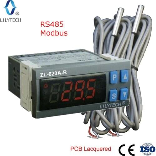 ZL-620A-R, RS485 Temperature Controller, Cold storage Controller with Modbus, Lilytech