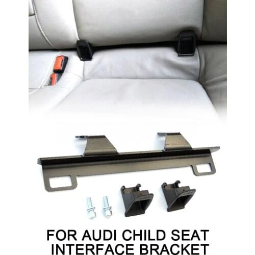 1Set Child Safety Seat Interface For Audi A4 A6 Latch Connector Bracket Seat Belt Buckle Bracket In Drivers Back Seat