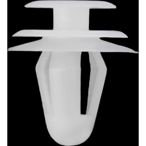 100 Pcs Universal Door Latch Automobile Bumpers Hole Car Rivet Panel Door Buckle Clips Fixing Accessories Plastic Push Scre L2Q6