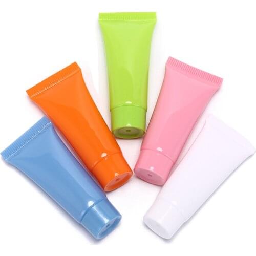 5pcs 5ml /10ml Cosmetic Soft Tube plastic Lotion Containers Empty Makeup squeeze tube Refilable Bottles Emulsion Cream Packaging