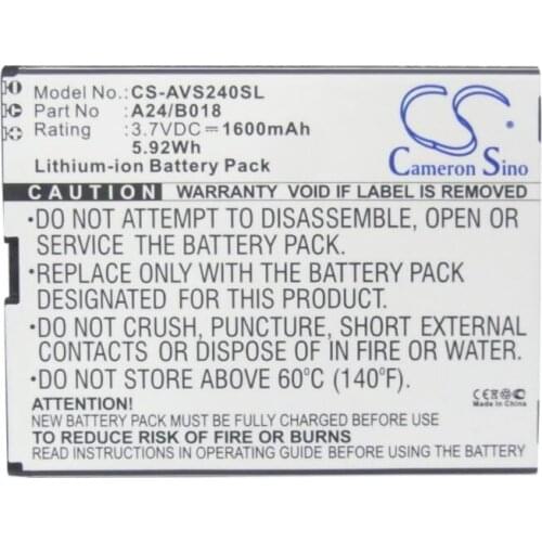 Cameron Sino 1600mAh battery for AVUS 24 A24 A24/B018 Mobile, SmartPhone Battery