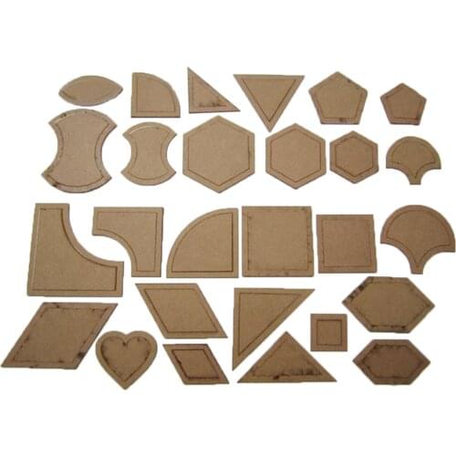 Free shipping 1 set 54PCS mixed quilt templates acrylic diy tools for patchwork quilter must have tool transparent BOBO F019