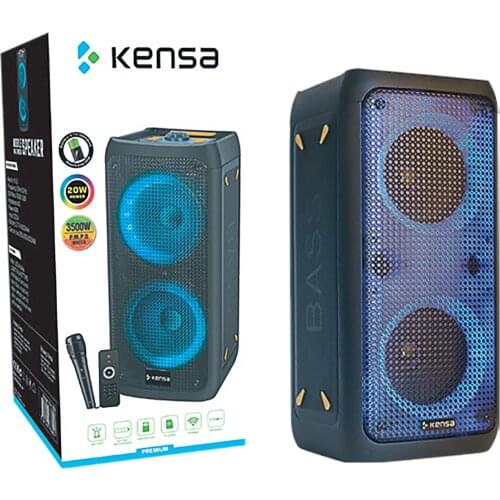KH-258 Bluetooth Speaker Wireless Bass Column Outdoor USB Speakers Loudspeaker