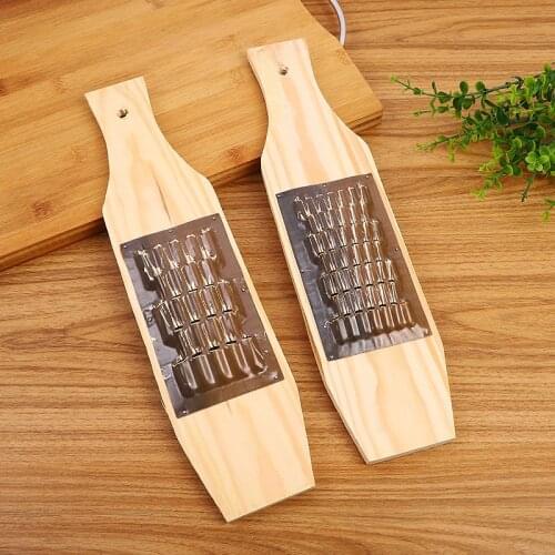 Pure copper plank radish multifunctional vegetable cutter planing old-fashioned wooden grater