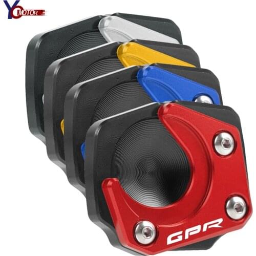 For Aprilia GPR125 GPR150 gpr 125 gpr 150 Motorcycle Kickstand Foot Side Stand Extension Pad Support Plate Enlarge Accessories