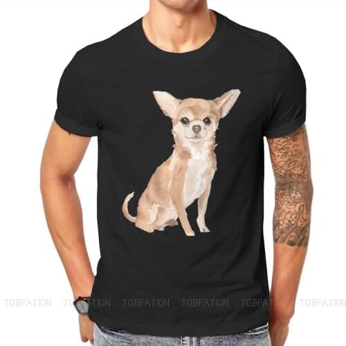 Cute Hip Hop TShirt Chihuahua Pet Dog Lovers Leisure Plus Size T Shirt Hot Sale Stuff For Men Women