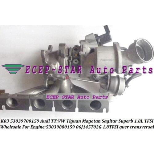 K03 53039700159 53039880159 06J145702G Turbo For AUDI TT For Volkswagen VW Tiguan Magotan Sagitar Skoda Octavia Superb 1.8L TFSI