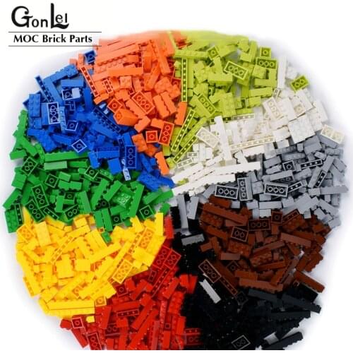 70Pcs/Lot MOC Building Blocks 9 size 10 colors Childrens Toys, Compatible with City Plate Bricks DIY Toys for Kids Gifts