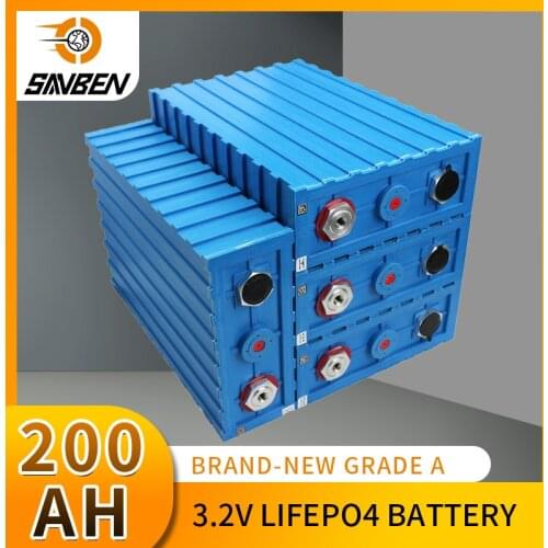 CALB Brand NEW Original 3.2V Lifepo4 16PCS 200AH Lithium Battery 48V200ah not 120Ah 150ah 280Ah For RV Battery With Busbars