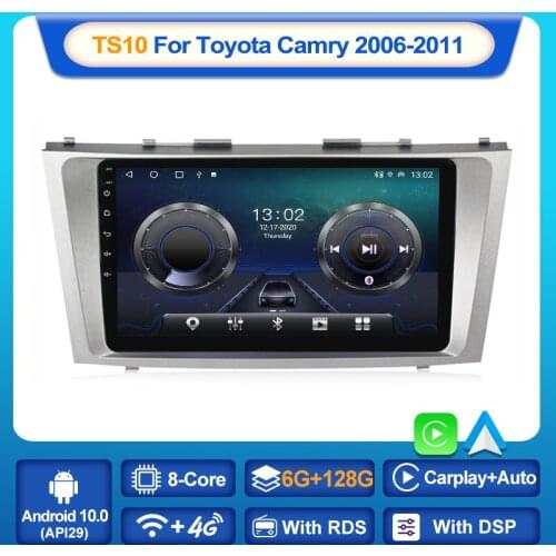 MEKEDE 2din 9inch Android 10 CAR GPS Radio Multimedia Player For Toyota Camry 2006-2011 Navigation gps wifi 4G LTE Carplay AUTO