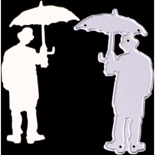 ABOOM Human Figure Metal Cutting Dies For Scrapbooking DIY Craft Die Cut For Card Making Craft Metal Dies Embossing Folder