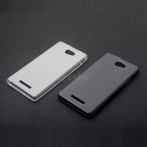 Soft Real Silicone Case Cover for BQ Mobile BQS 5070 Magic 5.0" cover for BQS 5070 clear silicone cover +black & white colors