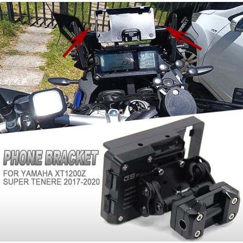 10/12mm NEW Navigation Bracket GPS Smartphone 2017-2020 Mobile Phone USB For YAMAHA XT1200Z XT 1200 Z Super Tenere