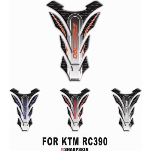 New Sale motorcycle 3D fuel tank pad protection creative stickers reflective sticker for KTM RC390 rc 390
