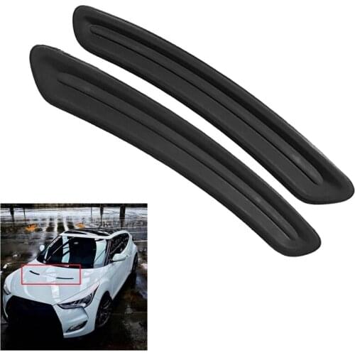 1 Pair Car Front Hood Bonnet Vents Air Outlet Cover Trim for Hyundai Veloster 2011-2017