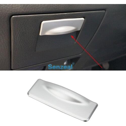 SENZEAL Glove Storage Box Switch Button Trim Panel Cover ABS Car Accessories 2014 2015 2016 2017 2018 2019 for Toyota Highlander