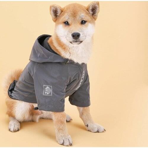 Pet Dog Waterproof Raincoat Rain Coat Dog Outdoor Clothes Hooded Raincoat For Small Dog Pet Supplies