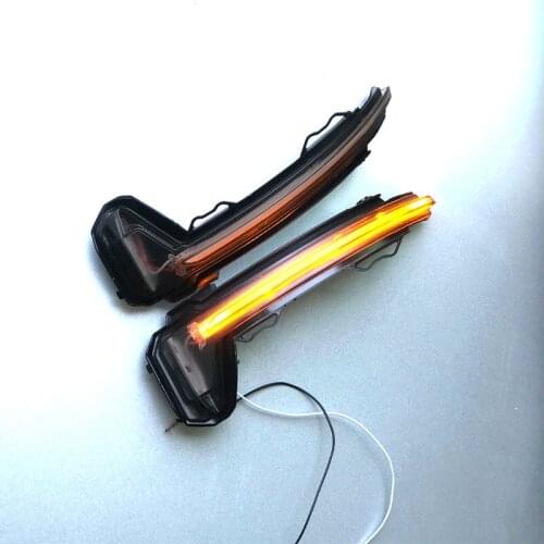 For Tiguan MK2 II R 5N 2017 2018 2019 LED Dynamic Turn Signal Blinker Sequential Side Mirror Indicator Light