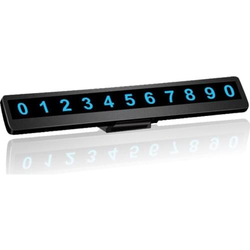Universal Car Styling Temporary Car Parking Card Phone Number Reservation Plate Sucker Sticker for Honda Toyota Nissan VW BMW