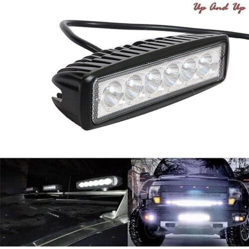 Universal Car 18W 12V LED 4WD led beams Work Light Bar Spotlight Flood Lamp Driving Fog Offroad LED Work Car Light
