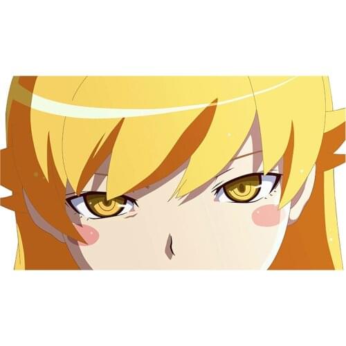 Personality Kizumonogatari Gisette Vinyl Car Stickers Window Trunk Family Creative Decoration for Vehicle Bumper