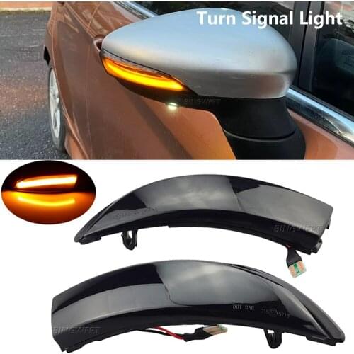 High Quality For Ford Fiesta Mk7 2008-2017 B-MAX B232 Dynamic Turn Signal Light LED Side Rearview Mirror Sequential Indicator