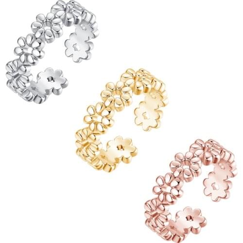 2021 New Popular Flower Shaped Toe Ring Adjustable Internet Celebrity Sexy Toe Ring For Women Jewelry Accessories
