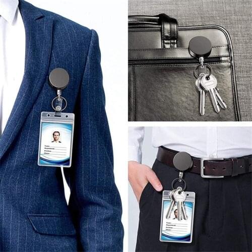 Badge Holder ID Card Holder Retractable Keychain Nurse Accessories Badge Holders Nursing Case For Student Card Badges Set