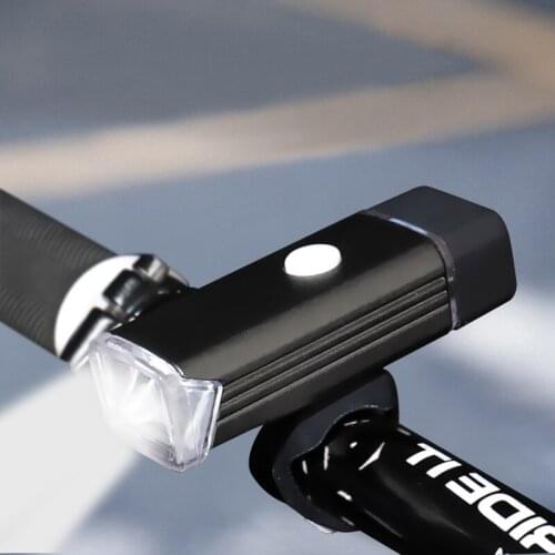 200LM MTB Bicycle Bike Rainproof Front Lights Mountain Bike Night Cycling Headlight USB LED Safety Warning Outdoor Accessories