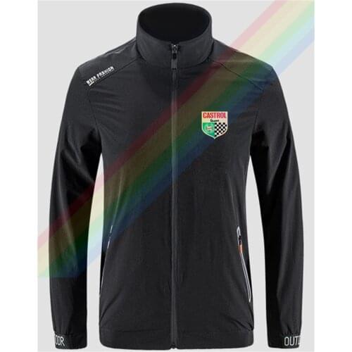 2021 Classic Popular Cas Trol Vespa Logo Slim Sport Jacket Outdoor Zippered Comfortable Soft Jacket Mens Casual Front Printing