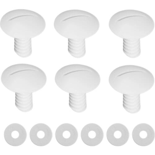 White Plastic Wheel Screws Kit Repalce C55 C-55 for Polaris 180 280 Pool Cleaner Parts