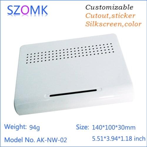 Free shipping plastic box for pbc board (1 pc) 140*100*30mm plastic network enclosure project case electronics enclosure