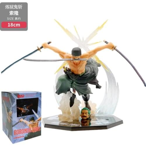 Anime One Piece Figure Fire Fist Luffy Ace Figurine Roronoa Zoro Action Figures Diable Jambe Sanji PVC Collection Model Toys