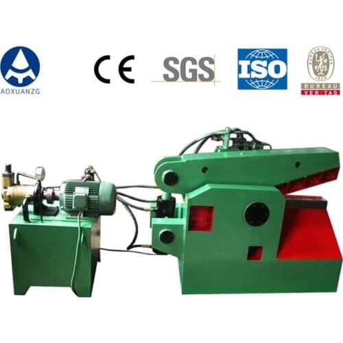 Q43-1600 Shear Cutting Machine Iron Stainless Steel Hydraulic Alligator Scrap Metal Cutter