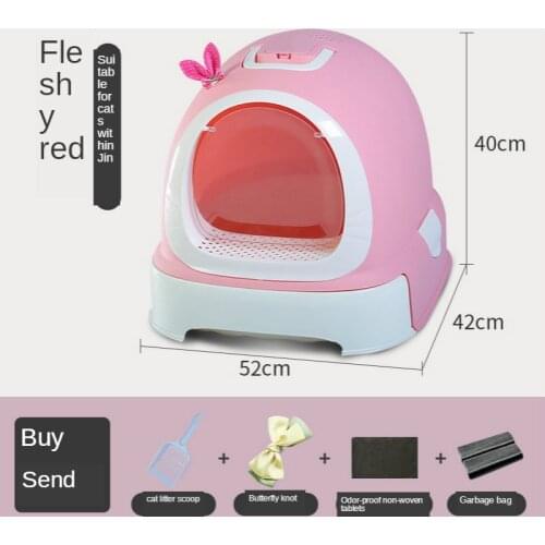 Litter Box Drawer-Type Closed Cat Toilet Fully Enclosed Cat Litter Basin Pet Oversized Cat Toilet Cat Supplies