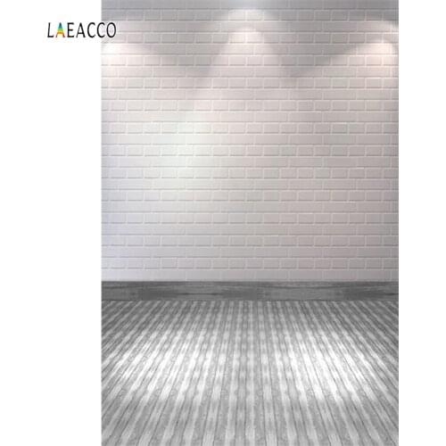 Laeacco Brick Wall Wood Floor Baby Portrait Pet Show Photography Backdrops Customized Photographic Backgrounds For Photos Studio