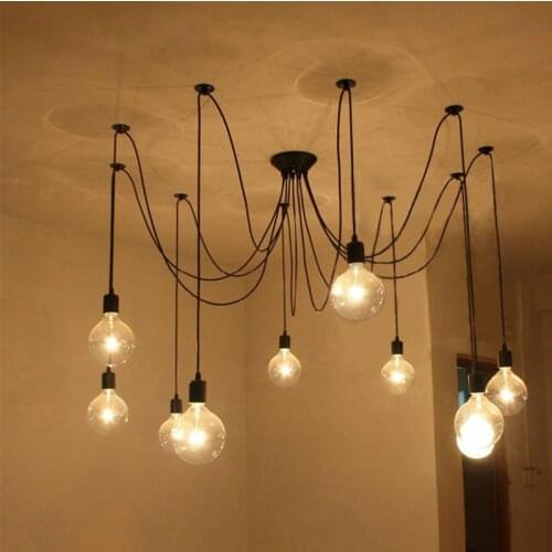 Spider light ceiling suspended ceiling light installation bathroom ceiling lamp spiral ceiling light living room rustic lamp led