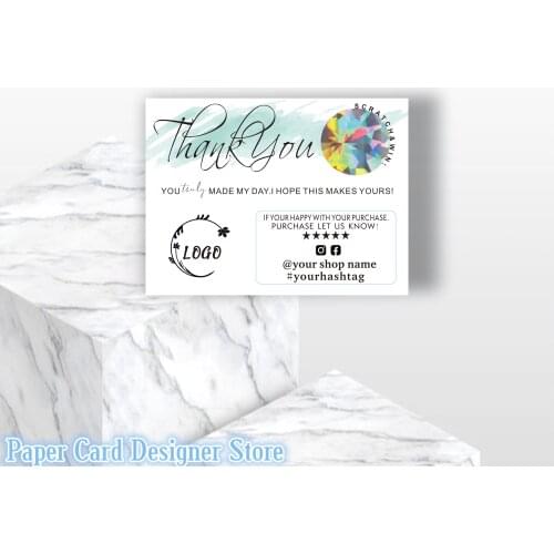 Customized Thank You Scratch Off Cards Small Business Thank Yous Preferential Personalize logo Card Business Scratch Offs Cards