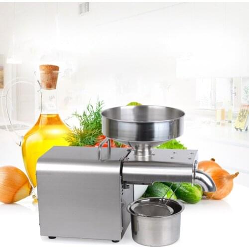 Fully Automatic Oil Pressing Machine Stainless Steel Oil Presser Medium Small Cold and Hot Double Press Commercial Oil Presser