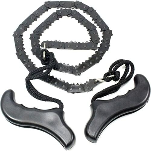 Portable Manual Outdoor Saw Camping Chain Saw Pocket Camping Hand Saw Emergency Survival Tools
