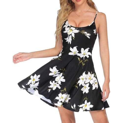 Sexy Dresses Strap Summer Womens Sexy Floral Dresses For Women 2021 Shoulder Party Short Floral Dress Vestidos Mujer Verano