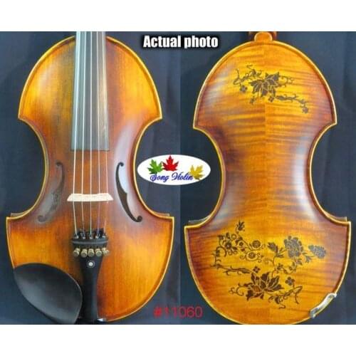 Baroque style SONG 5 strings 4/4 violin for concert outdoor,great sound #11060