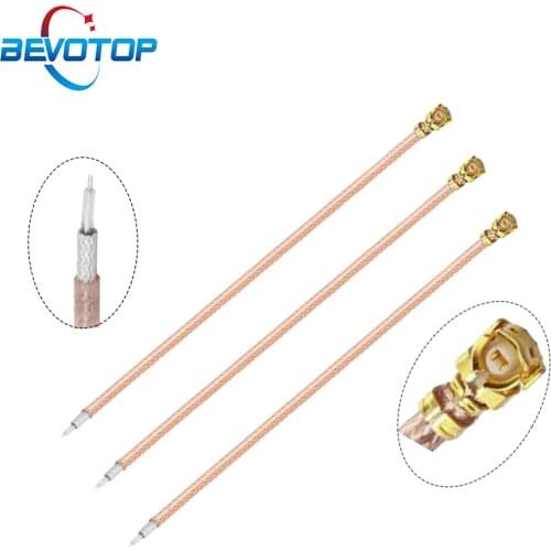 10pcs/lot Single End U.fl IPX IPEX1 to Open End Soder PCB Pigtail RG178 Cable RF Coaxial Cord