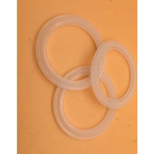 5 PCS 1/2" 3/4" 1" 1.5" 2" 2.5" 3" 3.5" 4" Homebrew Diopter Ferrule Beer Tri Clamp Sanitary Silicon Sealing Gasket Strip
