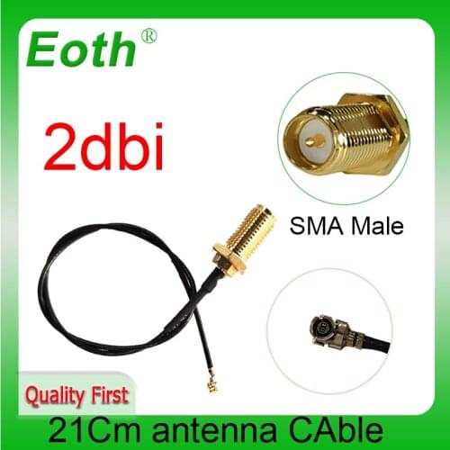 10CM 20CM 5PCS IPEX CABLE 2.4GHZ 2.4G ANTENA PBX UFL to SMA male Connector Antenna WiFi Pigtail Cable IPX SMA male to IPEX1