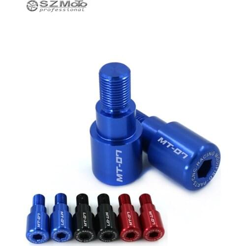 For YAMAHA MT-07 MT07 MT 07 2014-2018 Handlebar Grips Motorcycle Accessories Bar Ends Hand Grip Handlebar End Caps