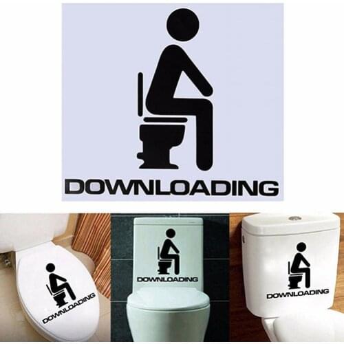 HOT SALES!!! Removable DIY Toilet Seat WC Bathroom Art Home Room Decals Decor Wall Sticker