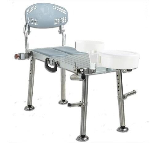 Multifunction folding fishing chair Aluminum fishing chair fishing stool fishing terrace cackle oxford cloth