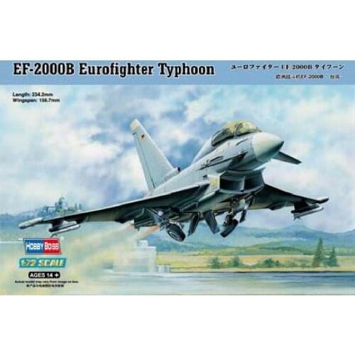 Hobbyboss 1/72 80265 EF-2000B Eurofighter Typhoon Model Kit